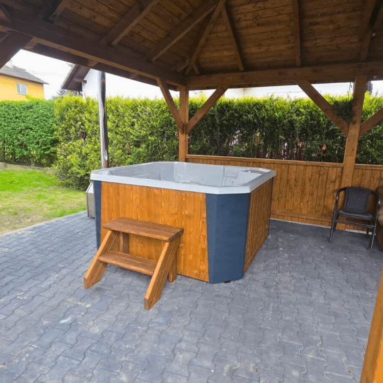 Zgrabne jacuzzi 193x200 – idealny wybór dla rodziny i codziennego relaksu