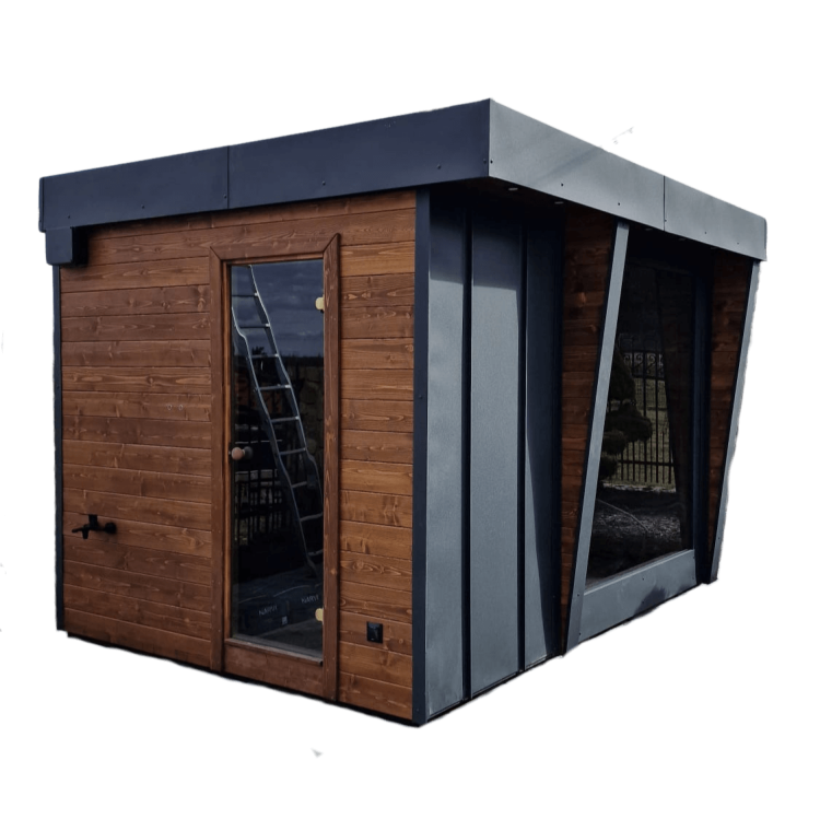 Sauna ogrodowa 3 x 2,2 m Bartek – nowoczesny design i komfortowy relaks w ogrodzie