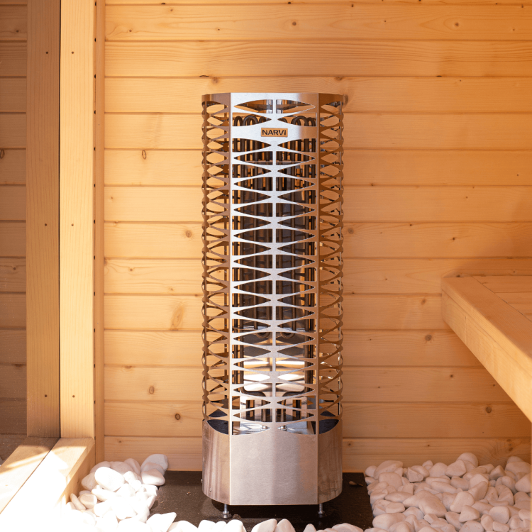 Sauna premium z piecem 9 kW i sterownikiem – szybkie nagrzewanie i pełna kontrola