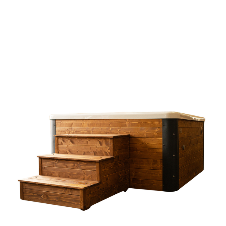 Przestronne jacuzzi 215x215 dla 5–6 osób z pełną personalizacją funkcji