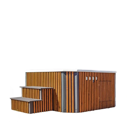 Jacuzzi 193x200 cm z możliwością pełnej konfiguracji obudowy, koloru wkładu i wyposażenia