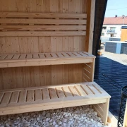 Sauna Bartek Mokko – idealny projekt do małego ogrodu lub na taras