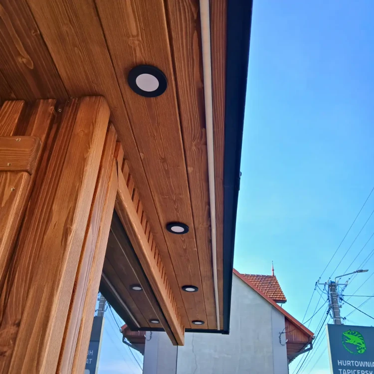 Oświetlenie Led zewnętrzne sauny Mokko