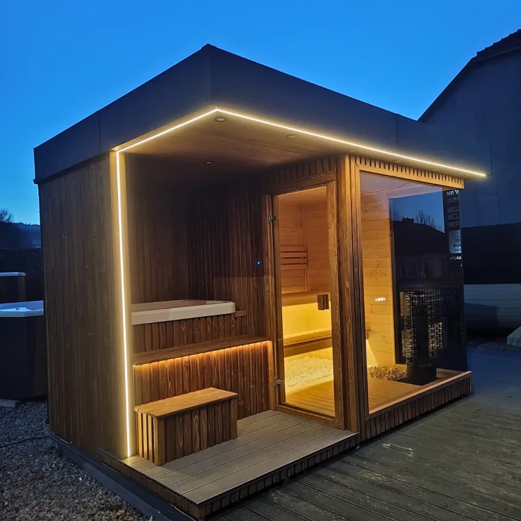 Drewno abachi w saunie – nienagrzewające się ławki dla maksymalnego komfortu