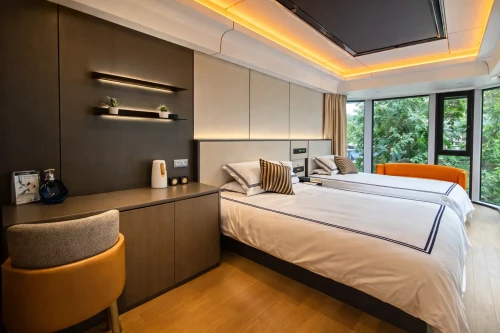 Wnętrze nowoczesnego domu modułowego 38m2