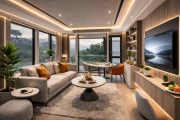 Wnętrze nowoczesnego domu modułowego 38m2
