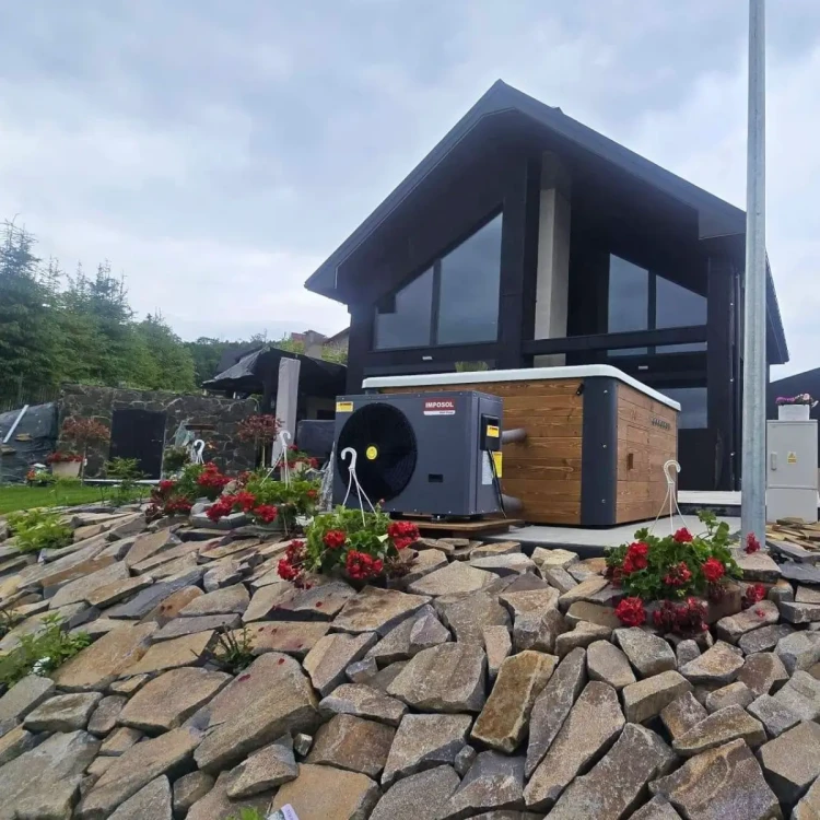 Zimowa pompa ciepła 17 kW do jacuzzi – oszczędne grzanie wody