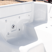 Kompozytowy wkład jacuzzi Santorini z wygodnymi profilowanymi siedziskami