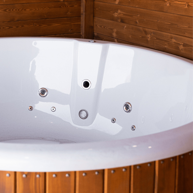 Ergonomiczne siedziska jacuzzi z hydromasażem i oświetleniem LED